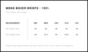 Size Guide - Style 1201