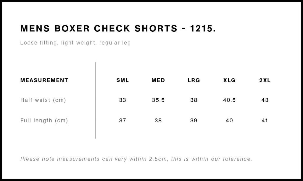 Size Guide - Style 1215