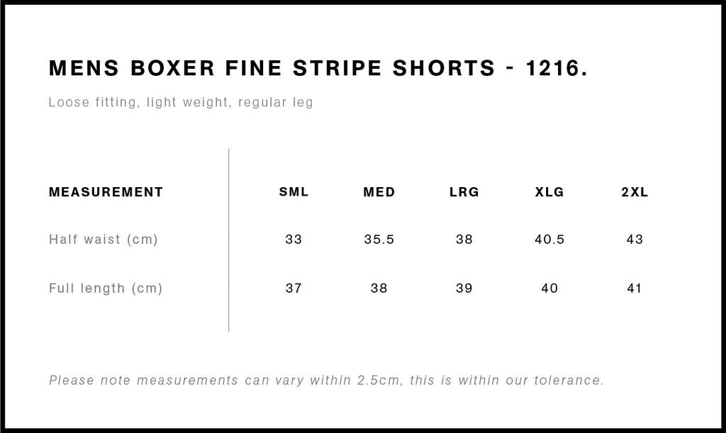 Size Guide - Style 1216