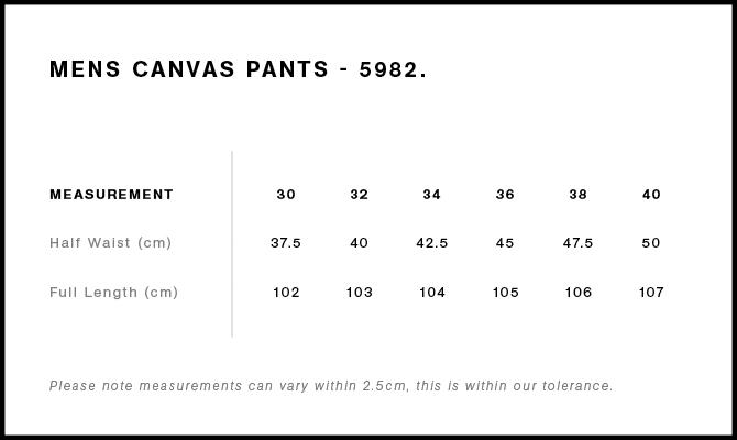 Size Guide - Style 5982