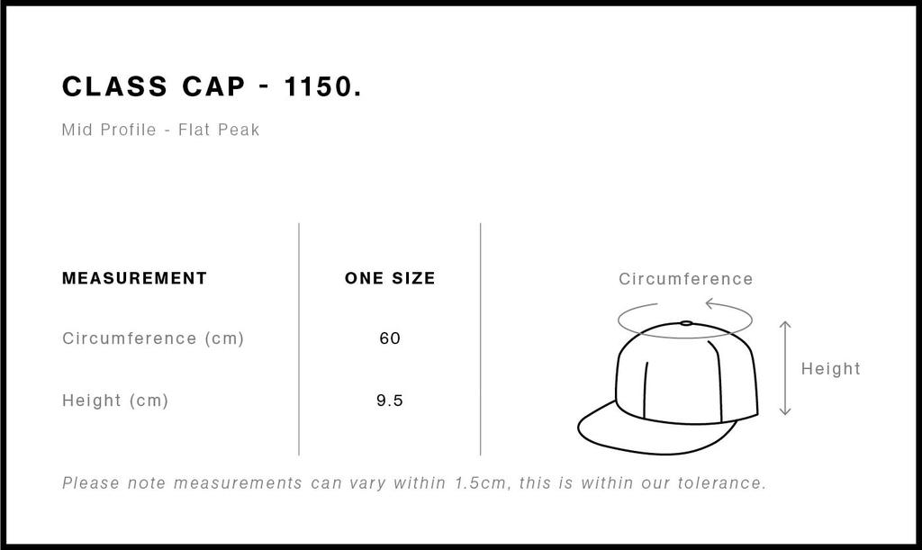 Size Guide - Style 1150