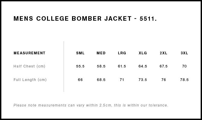 Size Guide - Style 5511