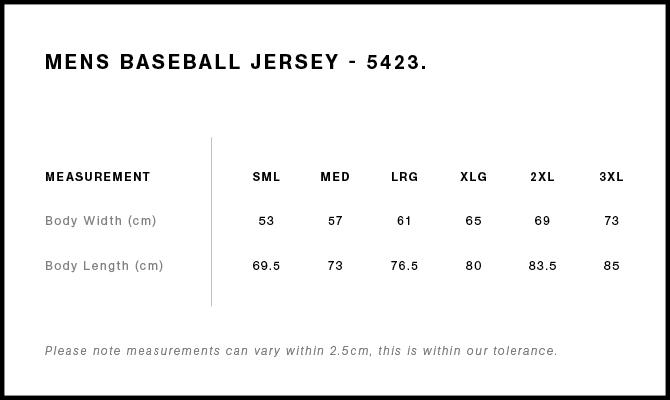 Size Guide - Style 5423