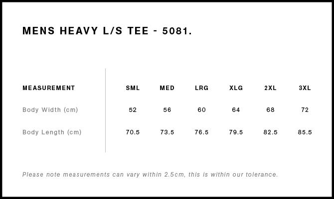 Size Guide - Style 5081