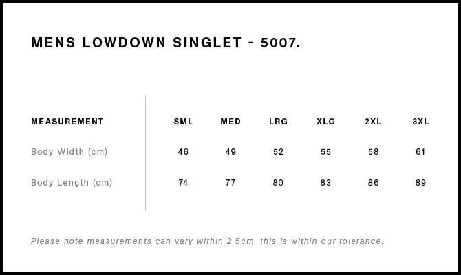 Size Guide - Style 5007
