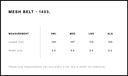 Size Guide - Style 1403