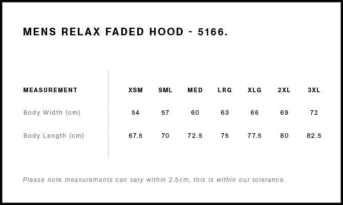 Size Guide - Style 5166
