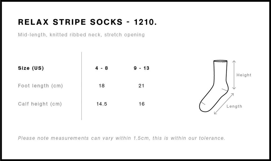 Size Guide - Style 1210