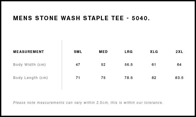 Size Guide - Style 5040