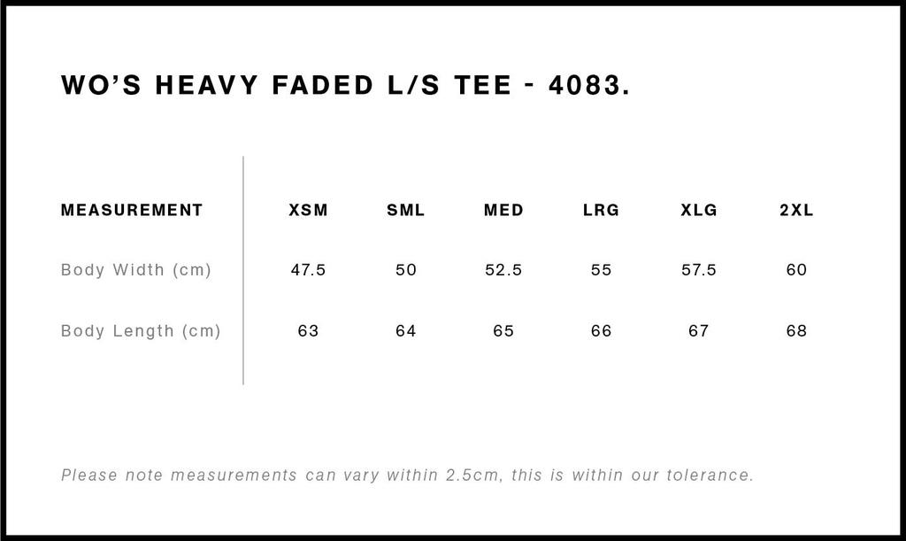 Size Guide - Style 4083