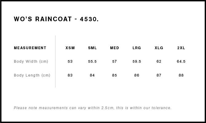 Size Guide - Style 4530