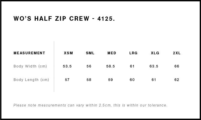 Size Guide - Style 4125