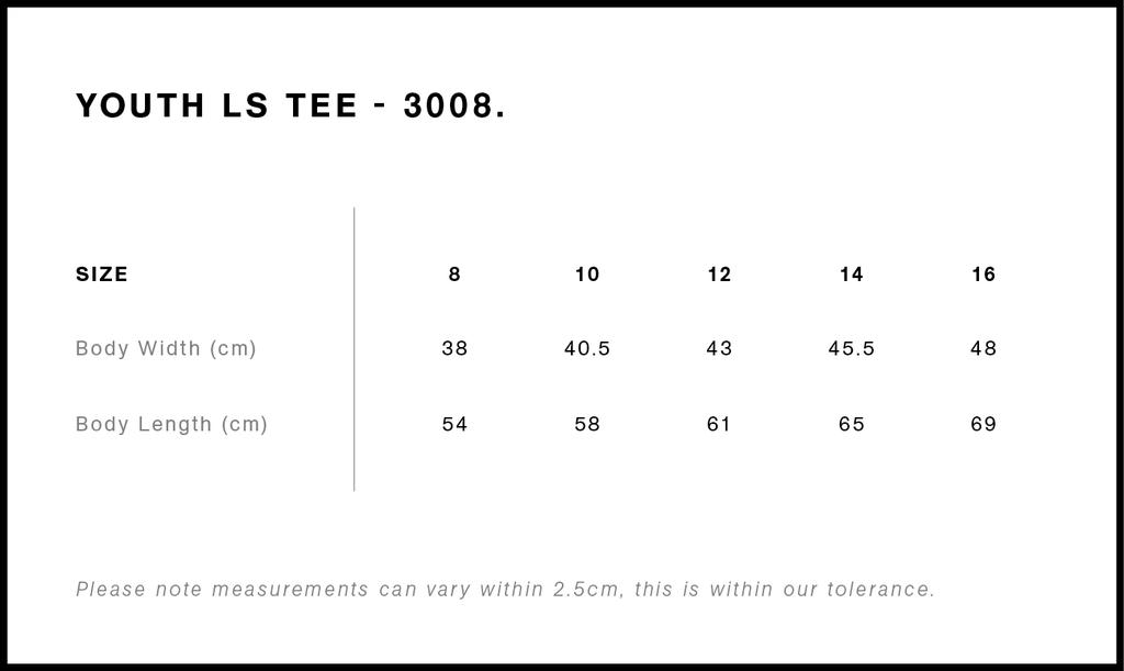 Size Guide - Style 3008