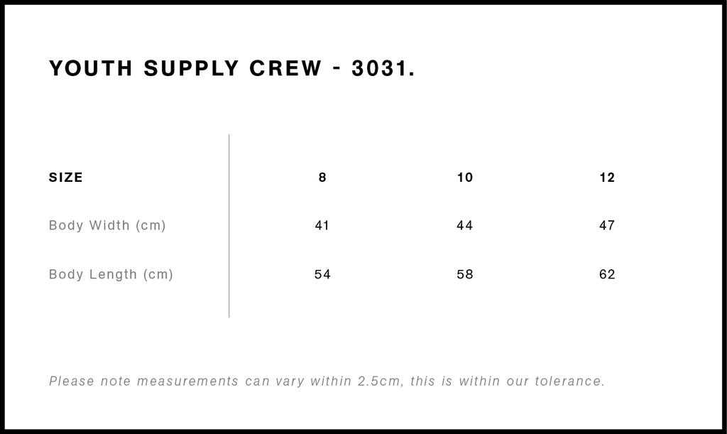Size Guide - Style 3031