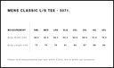 Size Guide - Style 5071