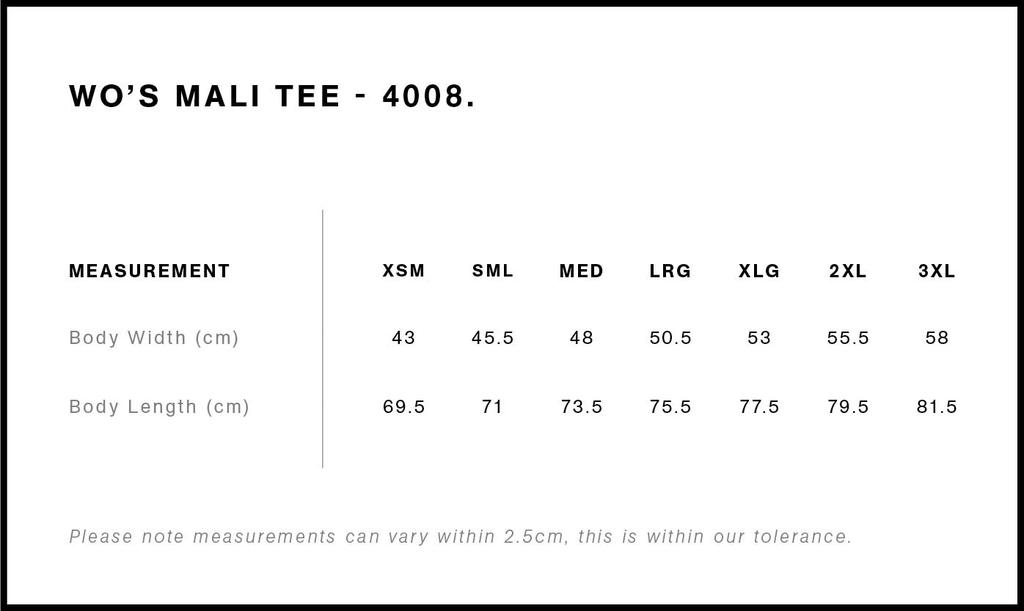 Size Guide - Style 4008