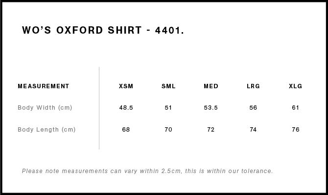 Size Guide - Style 4401