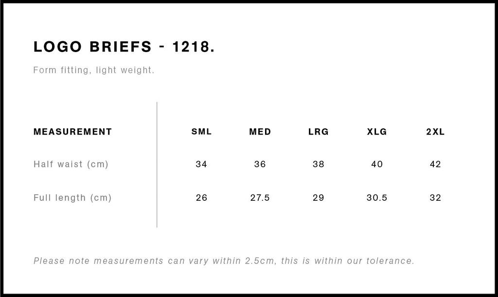 Size Guide - Style 1218
