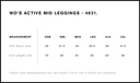 Size Guide - Style 4631