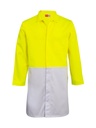 WHITE/FLURO YELLOW