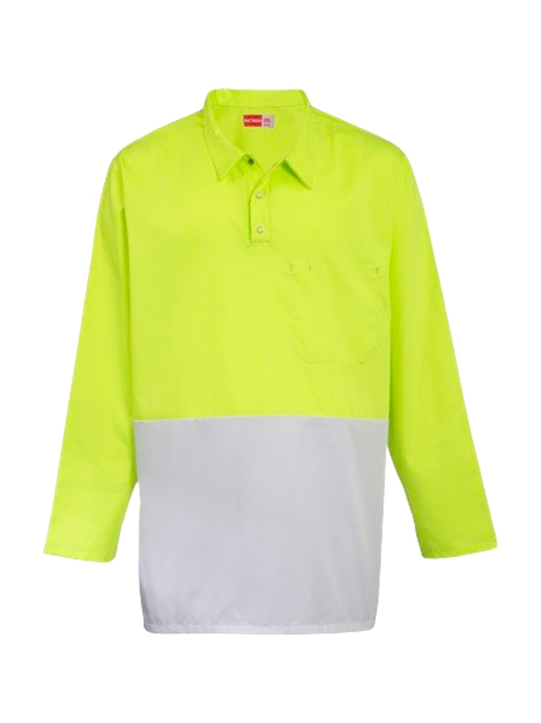 WHITE/FLURO YELLOW