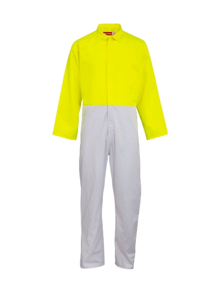 WHITE/FLURO YELLOW