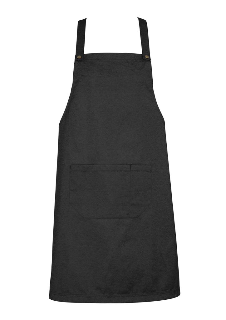 [9401042295460] BA55 - Urban Bib Apron (Black)
