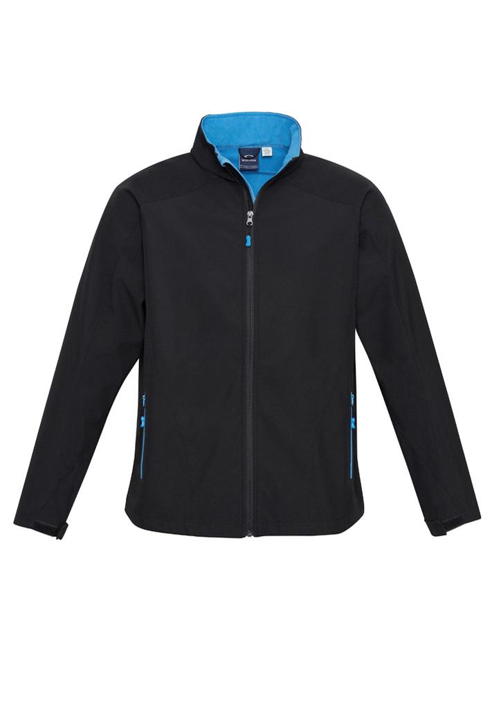 [9401042283030] J307K - Kids Geneva Jacket (6, Black/Cyan)