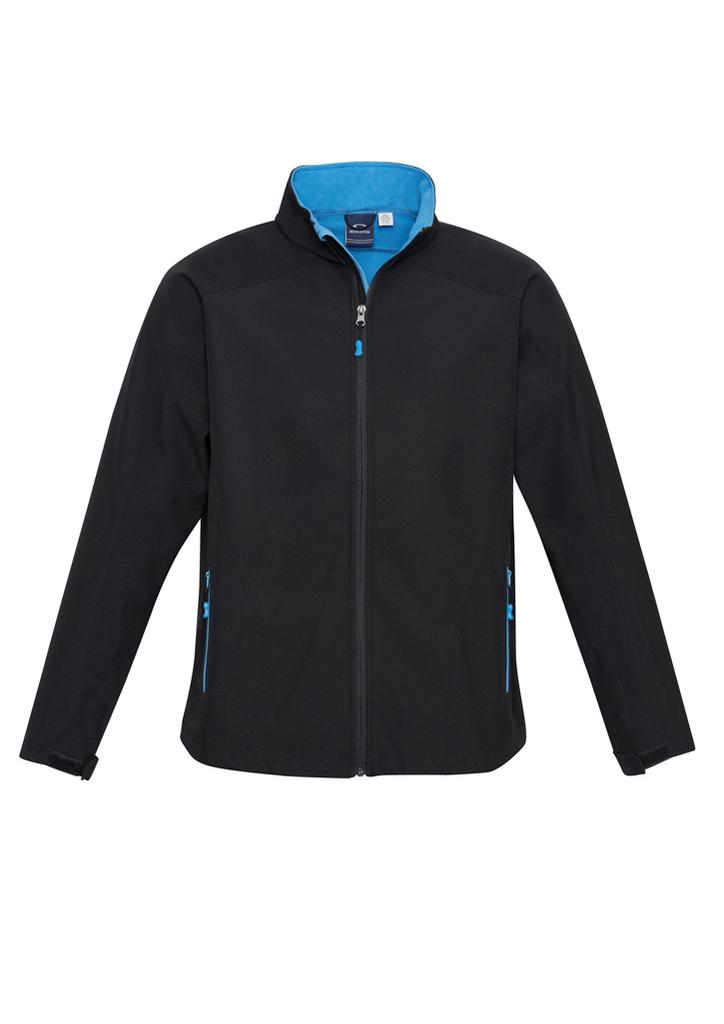 [9401042241085] J307M - Mens Geneva Jacket (S, Black/Cyan)