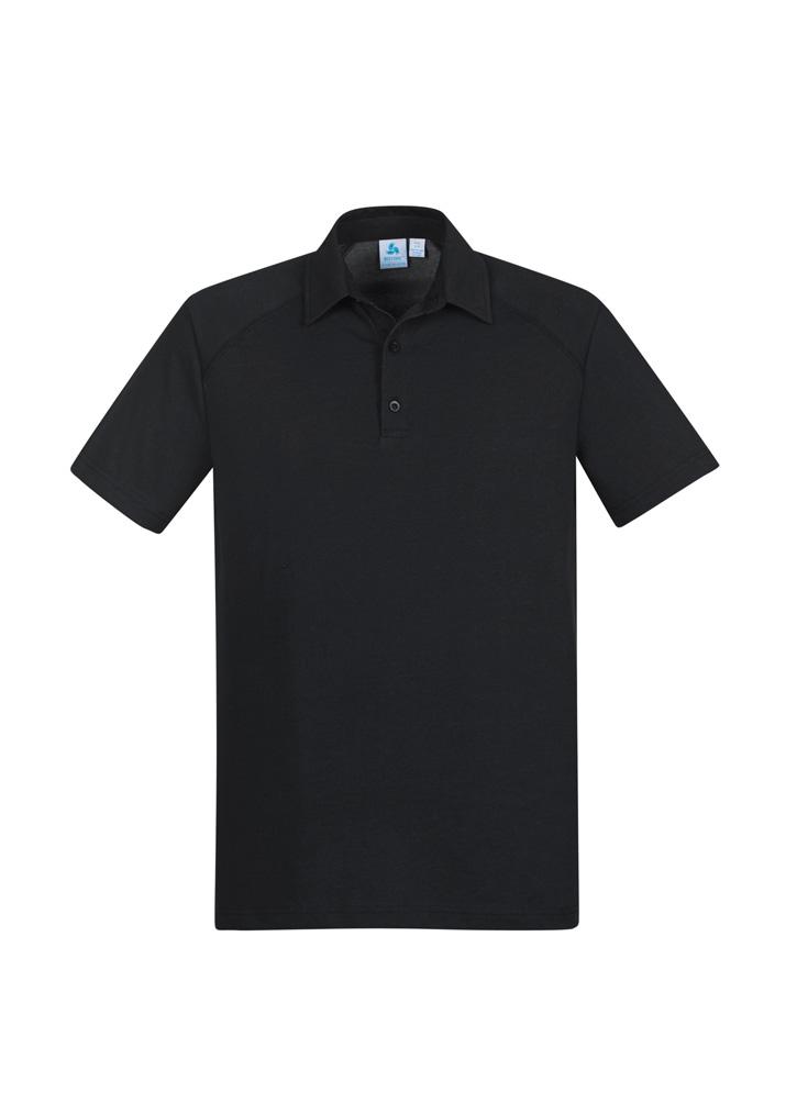 [9401042530776] P011MS - Mens Byron Short Sleeve Polo (S, Black)