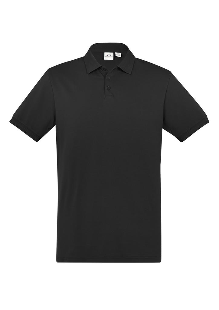 [9401042590640] P105MS - Mens City Short Sleeve Polo (S, Black)