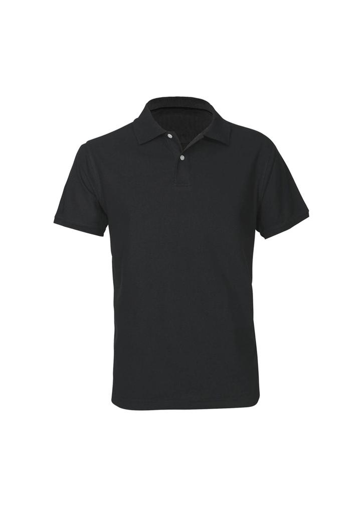 [9401042026521] P2100 - Mens Neon Short Sleeve Polo (S, Black)