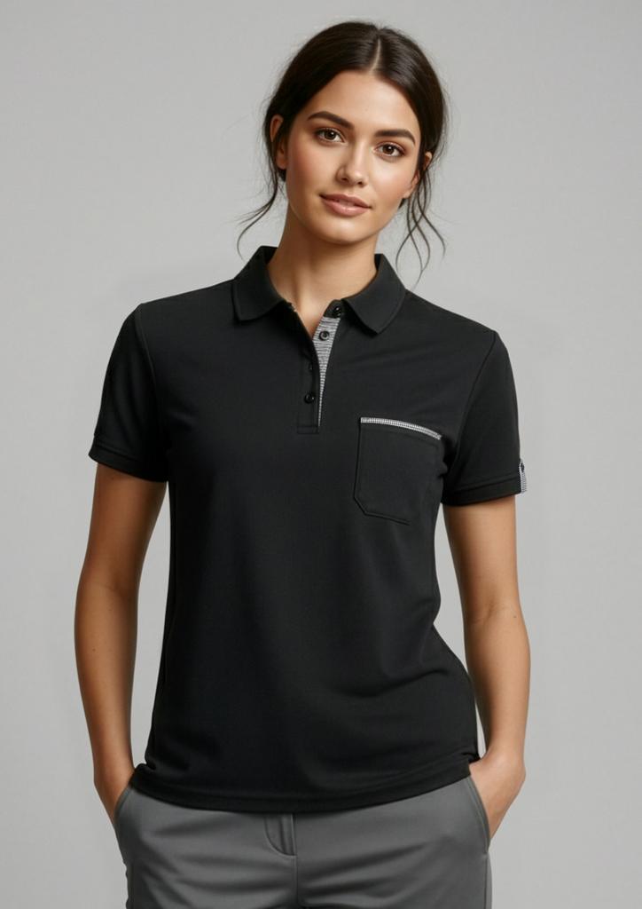 [9401042240606] P305LS - Womens Edge Short Sleeve Polo (6)