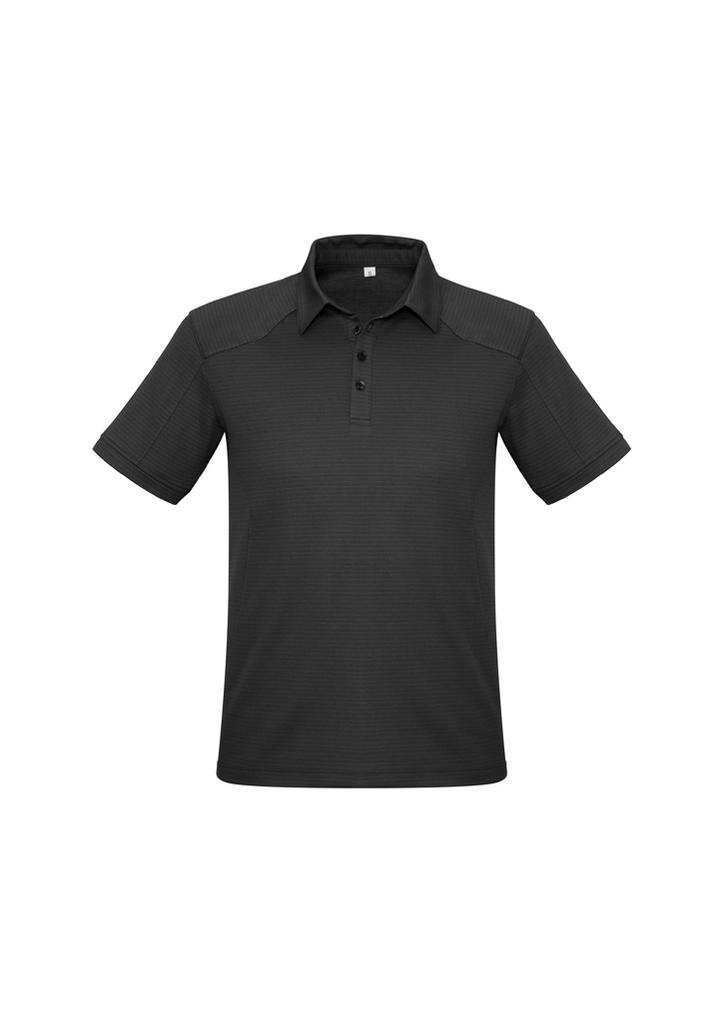 [9401042360854] P706MS - Mens Profile Short Sleeve Polo (S, Black)