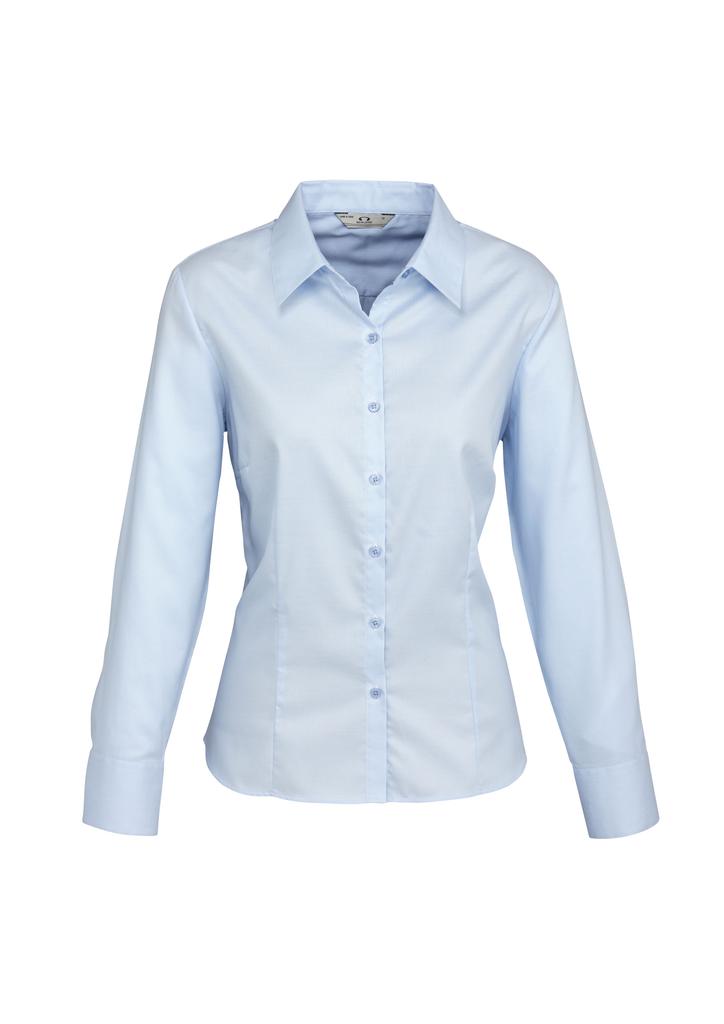 [9401042188090] S118LL - Womens Luxe Long Sleeve Shirt (6, Blue)