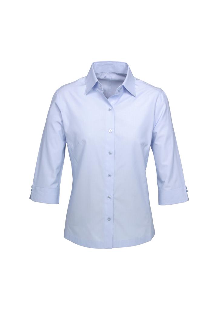 [9401042140265] S29521 - Womens Ambassador 3/4 Sleeve Shirt (6, Blue)