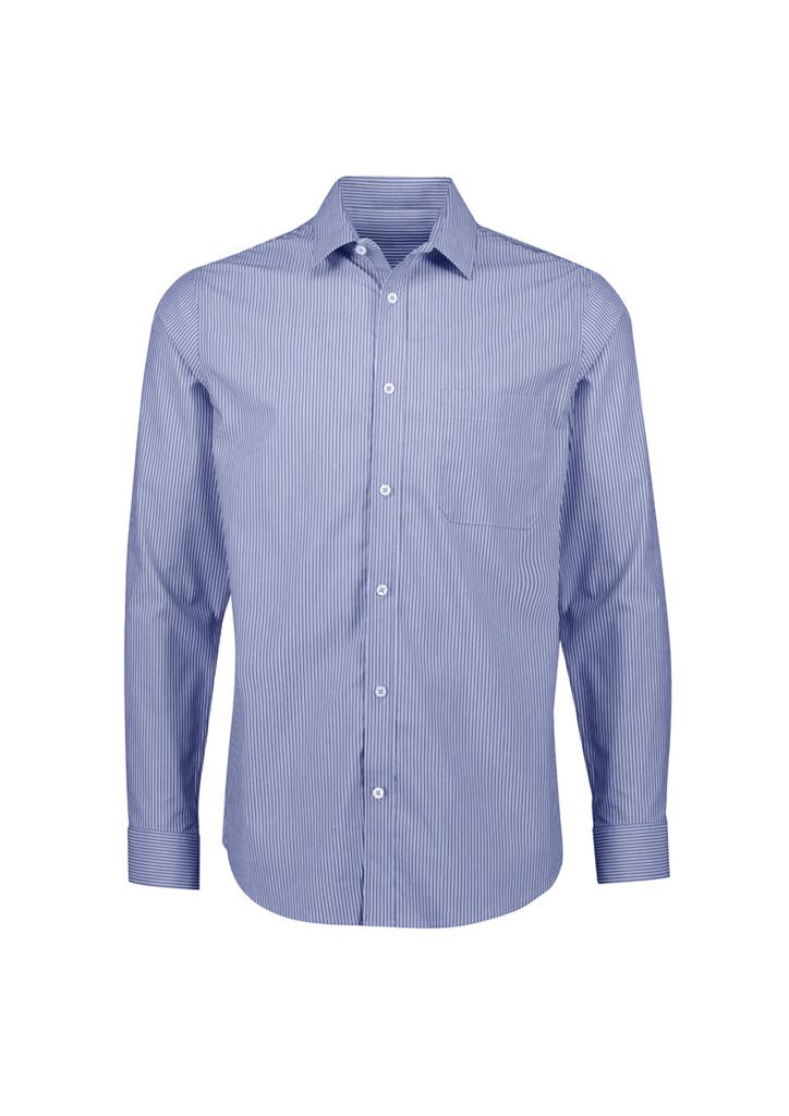 [9401042639219] S336ML - Mens Conran Classic Long Sleeve Shirt (S, Osfmnch Blue/White)