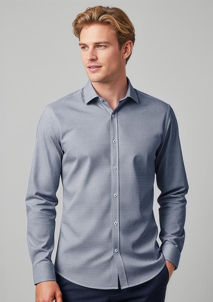 [9401042639547] S339ML - Mens Bristol Tailored Long Sleeve Shirt (XS)