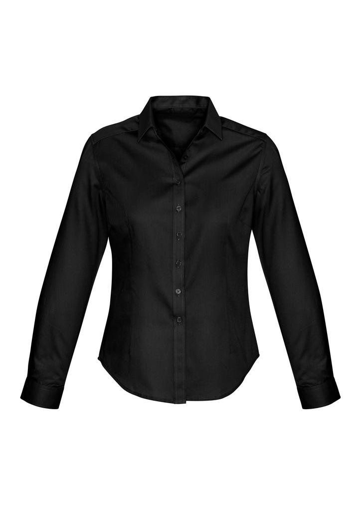[9401042317995] S522LL - Womens Dalton Long Sleeve Shirt (6, Black)