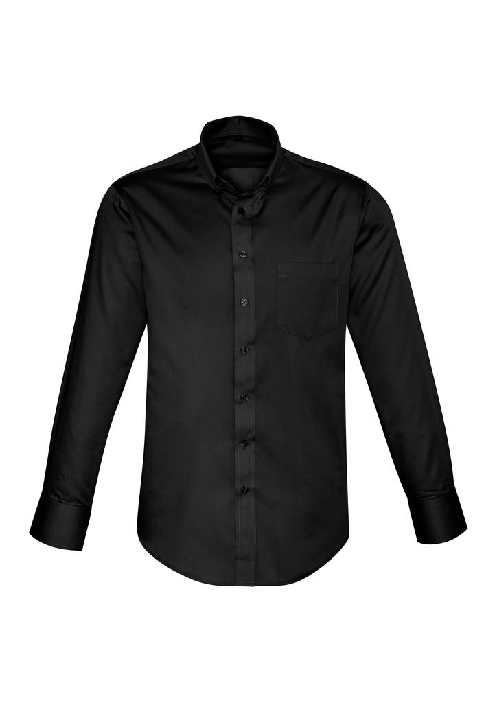 [9401042319227] S522ML - Mens Dalton Long Sleeve Shirt (S, Black)
