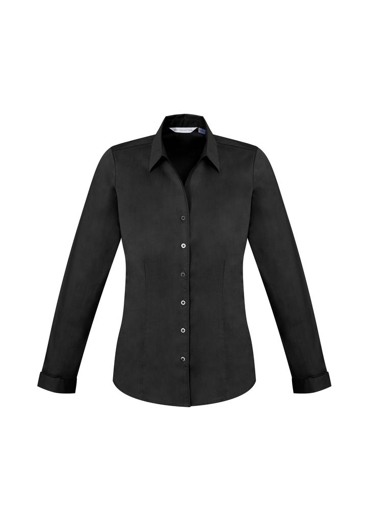 [9401042364463] S770LL - Womens Monaco Long Sleeve Shirt (6, Black)