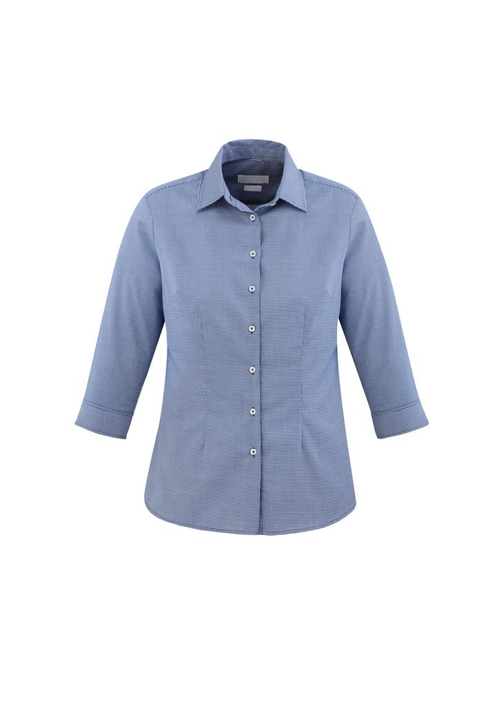 [9401042485960] S910LT - Womens Jagger 3/4 Sleeve Shirt (6, Osfmnch Blue)