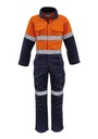ZC525 - Mens Orange Flame Overall - Hoop Taped