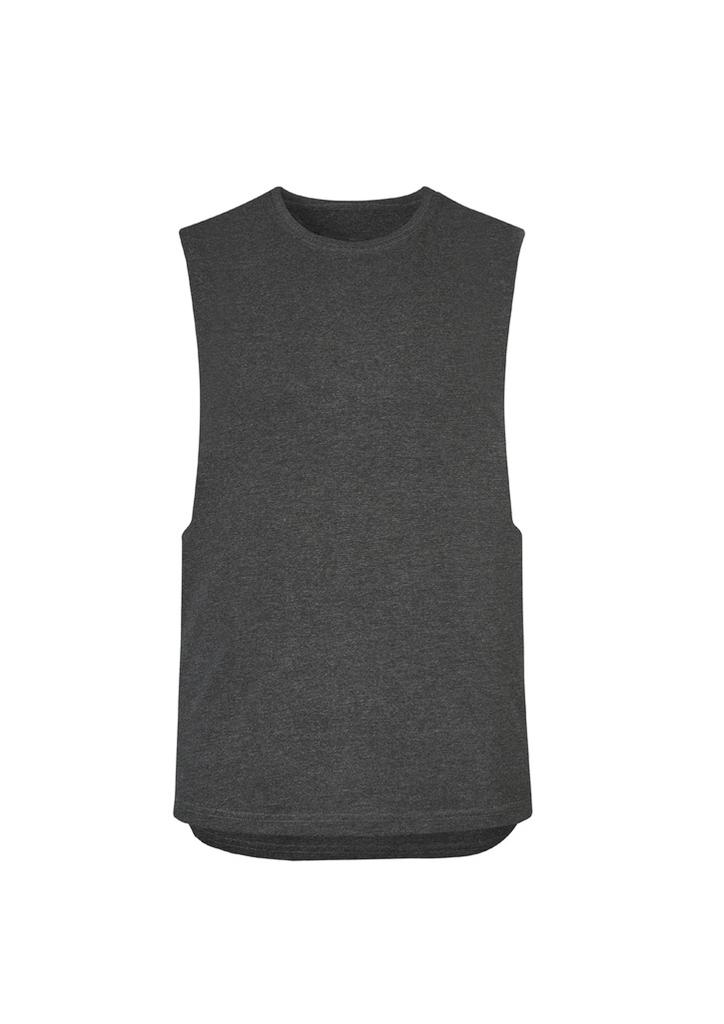 [9401042563897] ZH137 - Mens Streetworx Sleeveless Tee (XXS, Charcoal Marle)