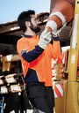 ZH238 - Mens Hi Vis Squad Long Sleeve Polo