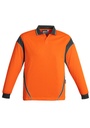 ZH249 - Mens Hi Vis Aztec Long Sleeve Polo