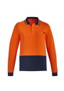 ZH430 - Mens Hi Vis Cotton Long Sleeve Polo