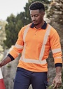 ZH540 - Mens TTMC-W23 Segmented Tape Long Sleeve Polo