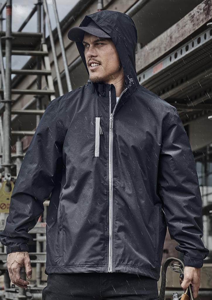 [9401042682185] ZJ260 - Unisex Super Light Packable Rain Jacket (XXS, Black)