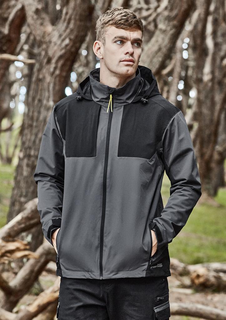 [9401042564986] ZJ310 - Unisex Streetworx Stretch Waterproof Jacket (XXS, Charcoal/Black)